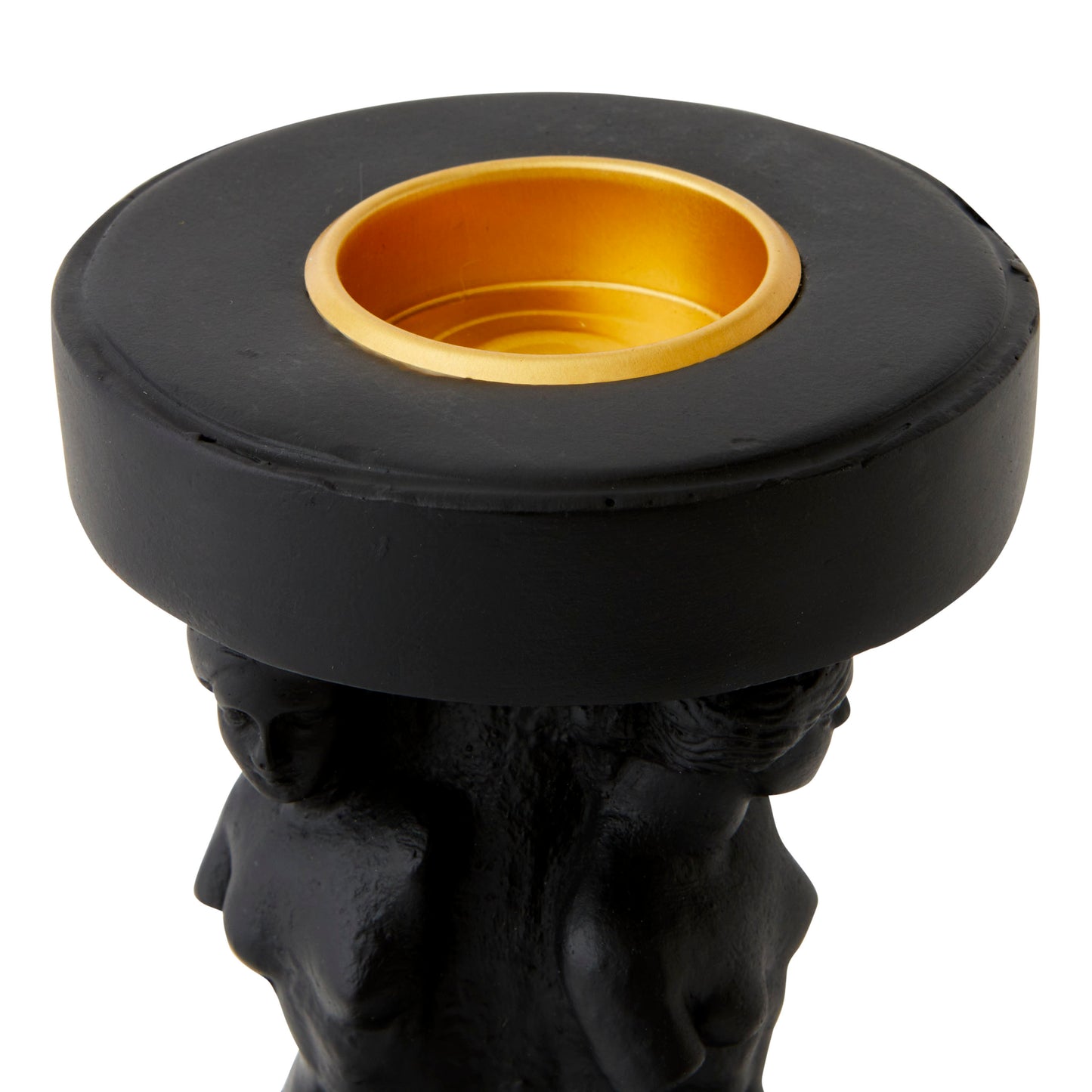 Goddess Candle Holder, Black