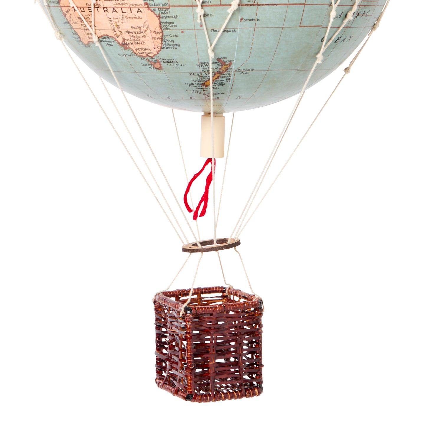 Globe Balloon 20cm, Vintage Blue