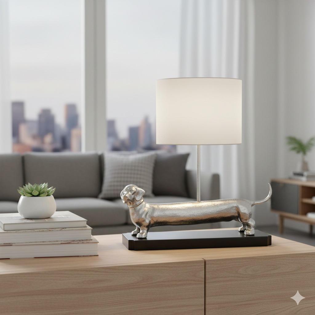 Dachsund Table Lamp