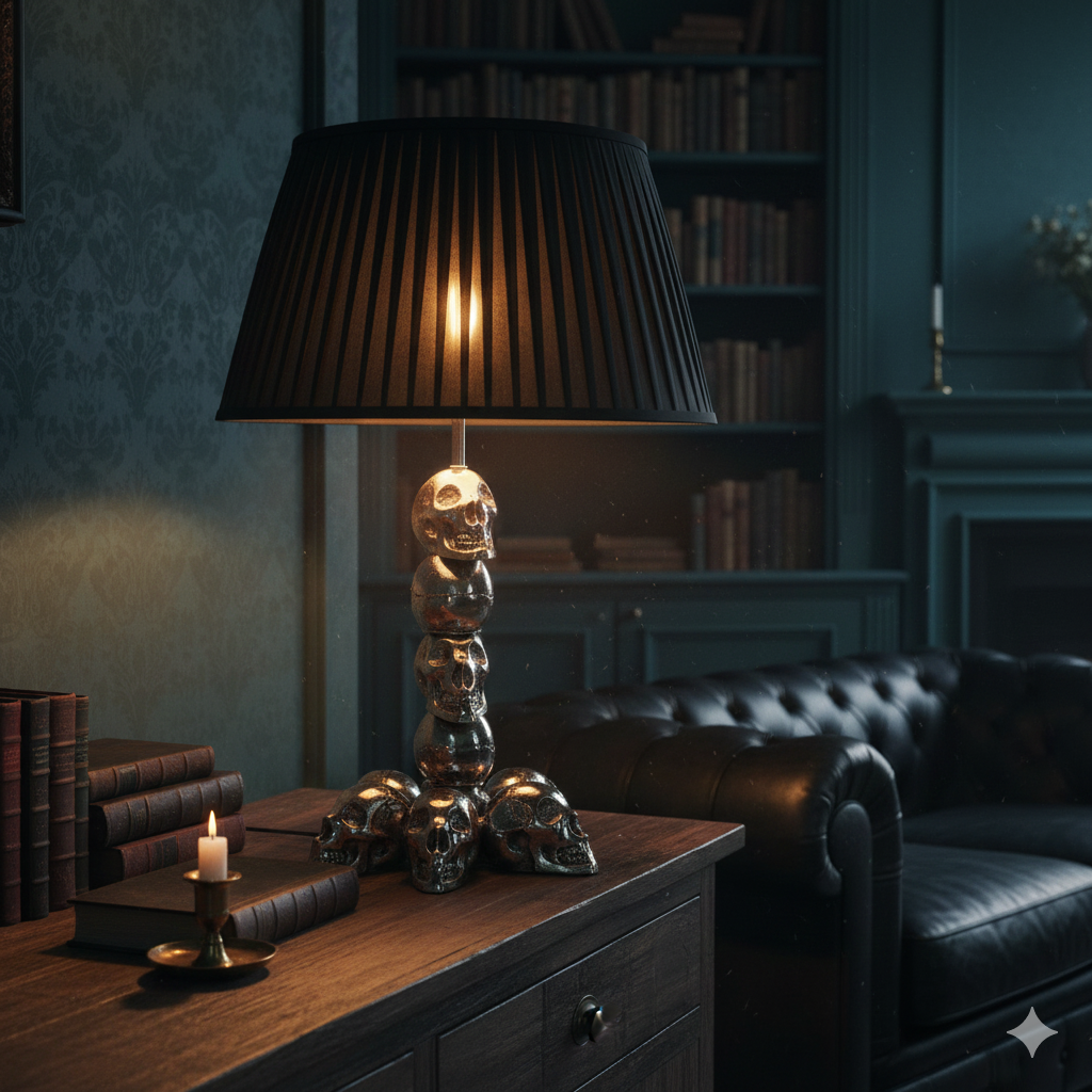 Skulls Stacked Table Lamp