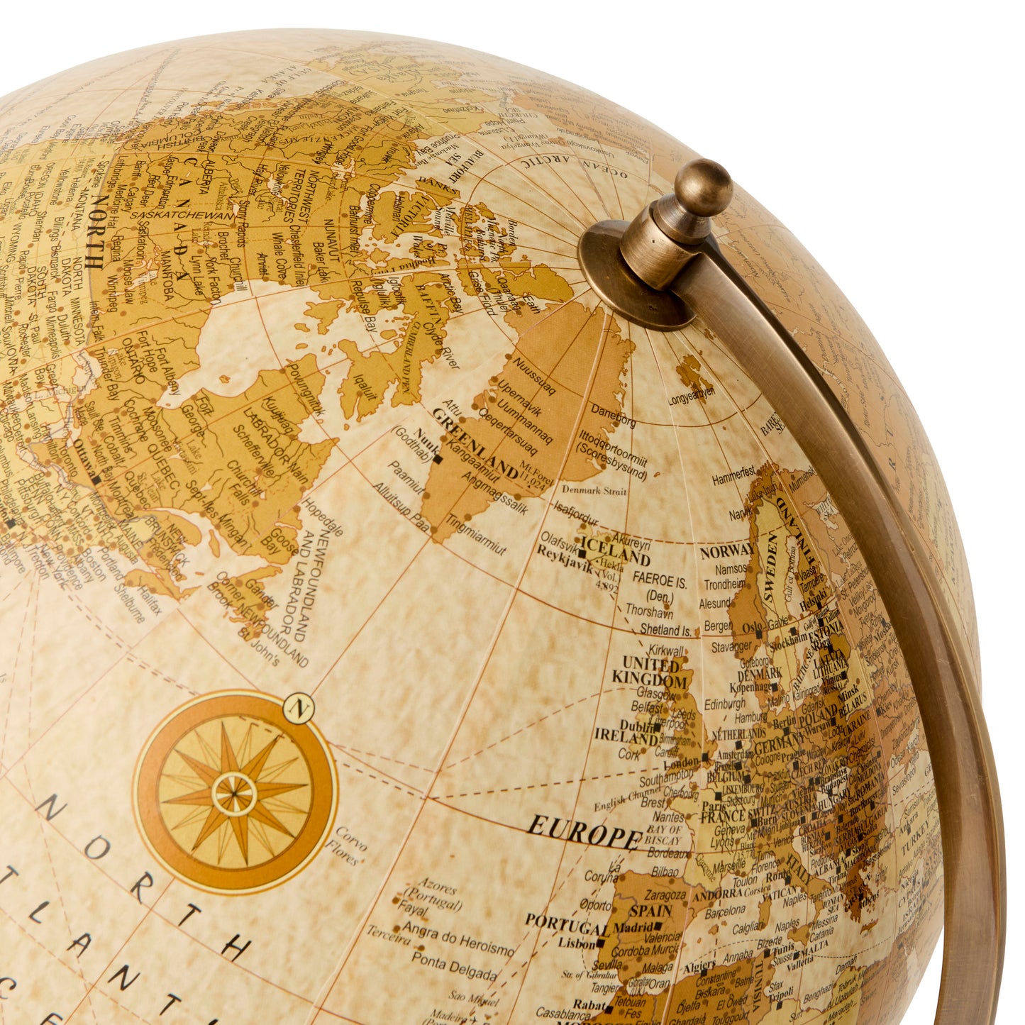Pioneer Globe 30cm, Ivory