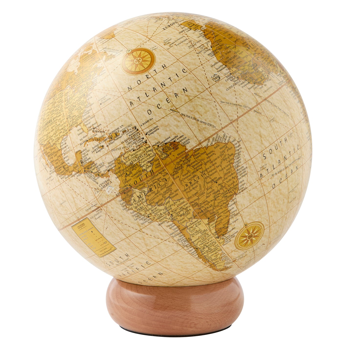 Wood Stands for Globe Spheres