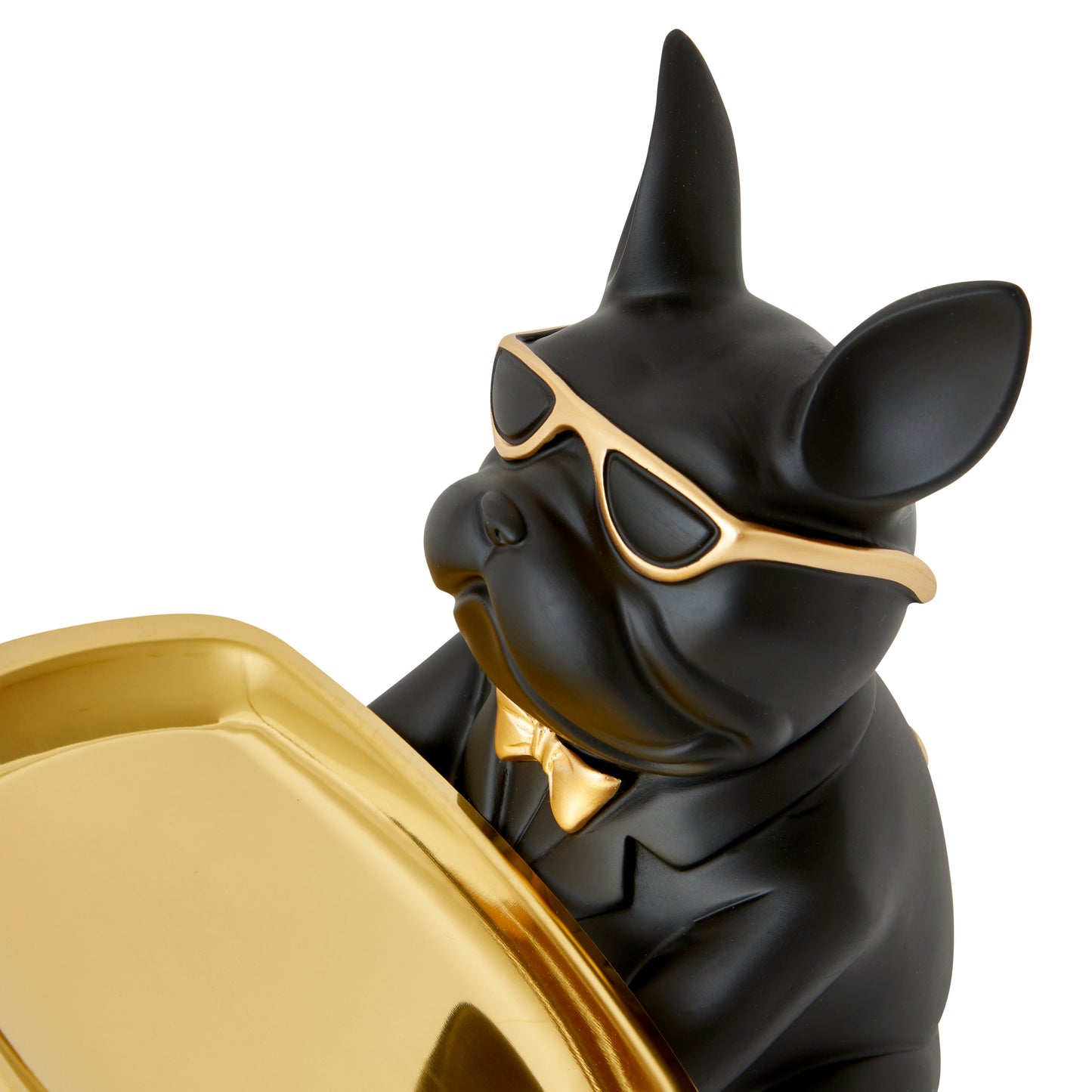 Bulldog Tray Rectangle,  Black