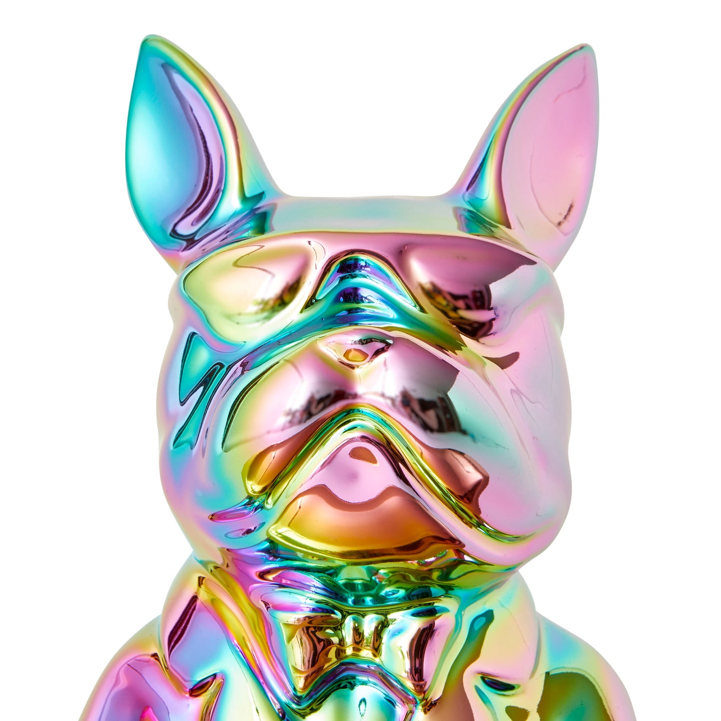 Bulldog Tray Rectangle, Metallic Rainbow