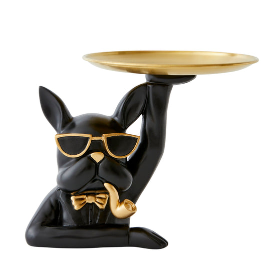 Bulldog w/Pipe Tray, Black