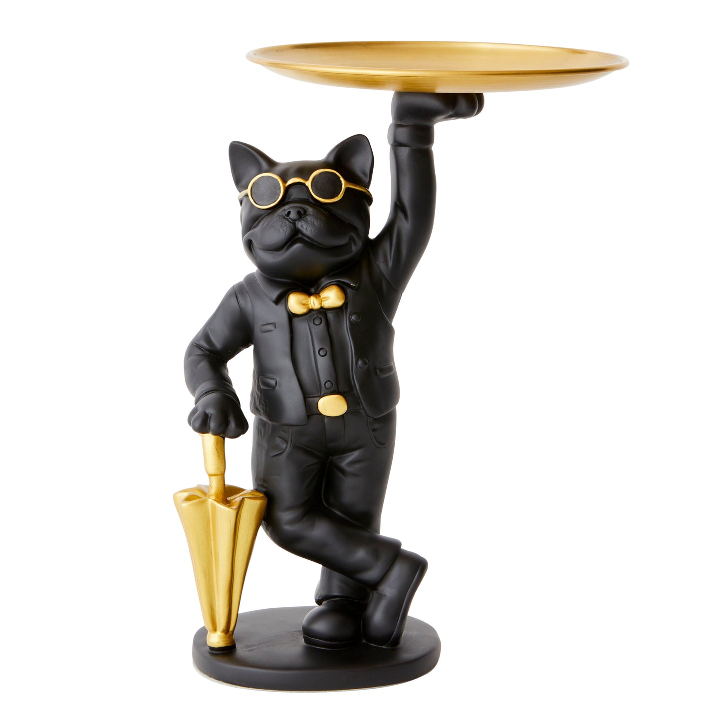 Bulldog, Umbrella, Black