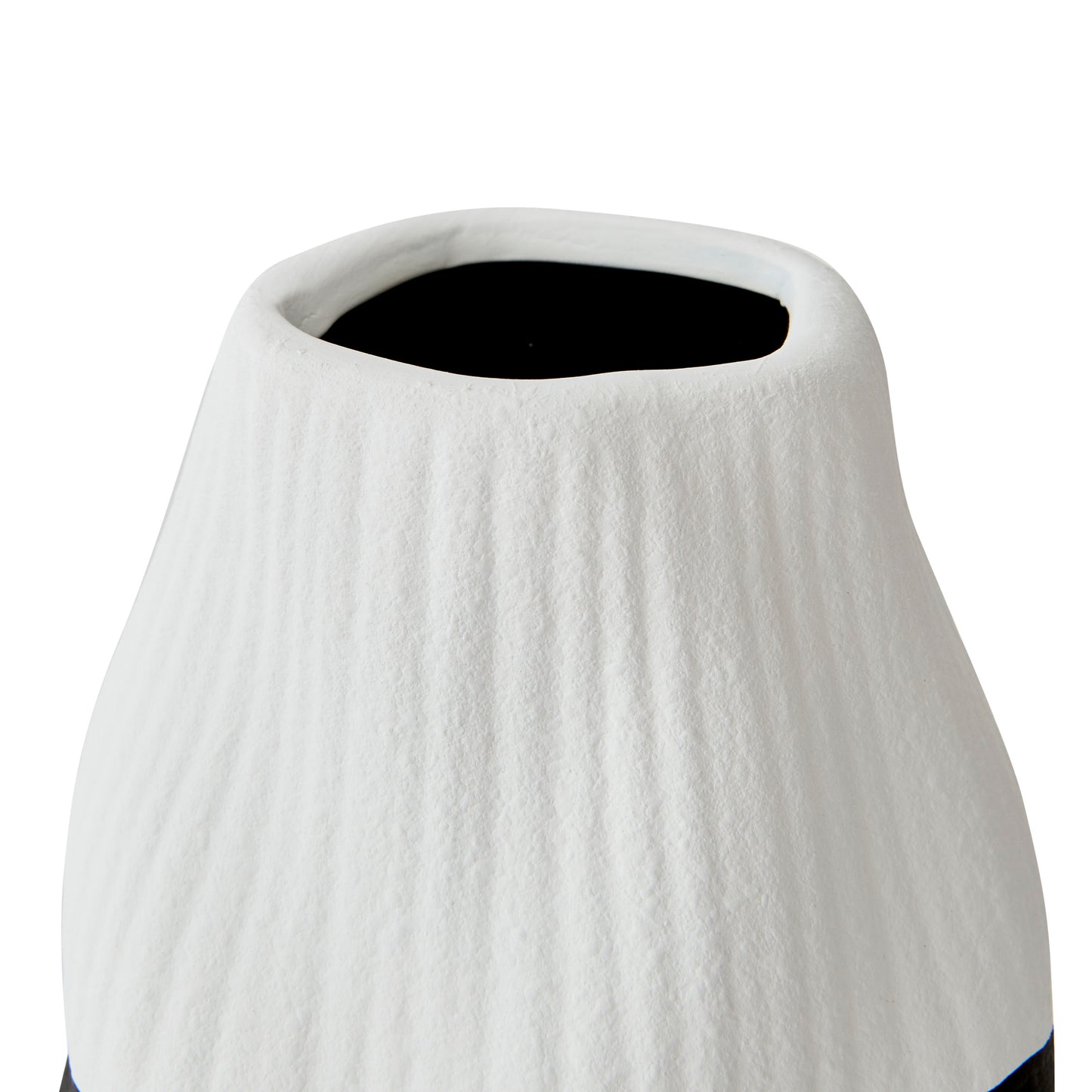 Stripe Vase White